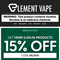 Element Vape email thumbnail