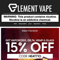 Element Vape email thumbnail