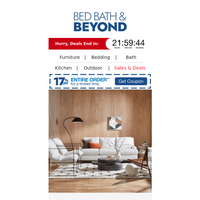 Bed Bath and Beyond email thumbnail