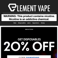 Element Vape email thumbnail