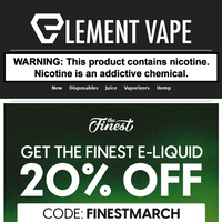 Element Vape email thumbnail