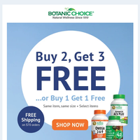 Botanic Choice email thumbnail