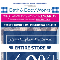 Bath and Body Works email thumbnail