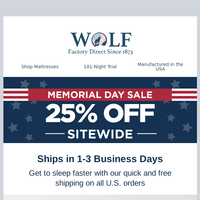 Wolf Mattress email thumbnail