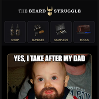 The Beard Struggle email thumbnail