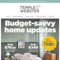 Temple & Webster email thumbnail