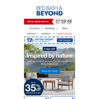 Bed Bath and Beyond email thumbnail