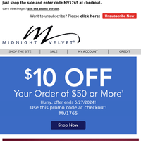 Midnight Velvet email thumbnail