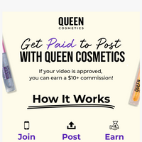 Queen Cosmetics email thumbnail