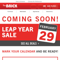 The Brick email thumbnail