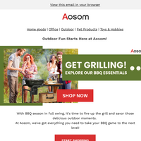 Aosom email thumbnail