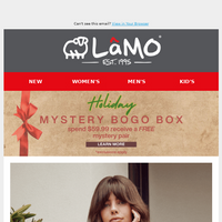 Lamo Footwear email thumbnail