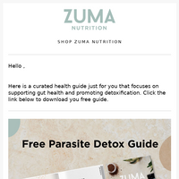 Zuma Nutrition email thumbnail