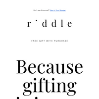 Riddle Oil email thumbnail