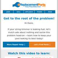 eReplacementParts email thumbnail