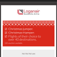 Loganair email thumbnail