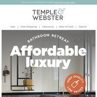 Temple & Webster email thumbnail