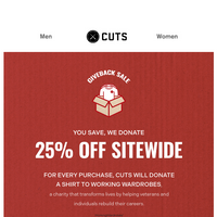 Cuts Clothing email thumbnail