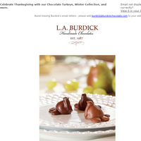 L.A. Burdick Chocolate email thumbnail