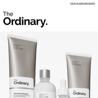 The Ordinary email thumbnail