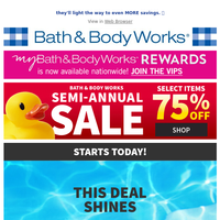 Bath and Body Works email thumbnail