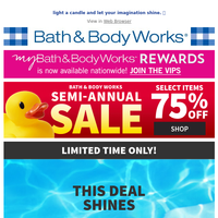 Bath and Body Works email thumbnail