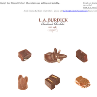 L.A. Burdick Chocolate email thumbnail