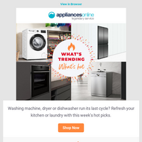 Appliances Online email thumbnail