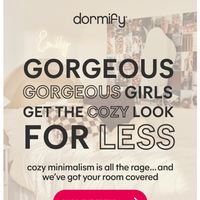 Dormify email thumbnail