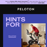 Peloton email thumbnail