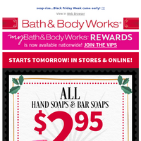 Bath and Body Works email thumbnail