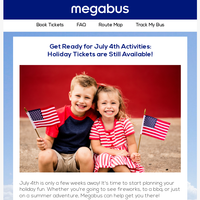 Megabus email thumbnail