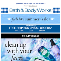 Bath and Body Works email thumbnail