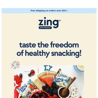 Zing Bars email thumbnail