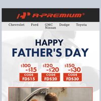 A-Premium Autoparts email thumbnail