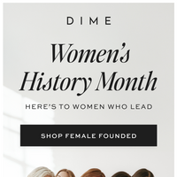 DIME Beauty email thumbnail