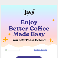 Javy Coffee email thumbnail