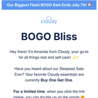 Cloudy email thumbnail