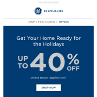 GE Appliances email thumbnail