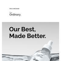 The Ordinary email thumbnail