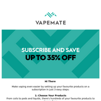 Vapemate email thumbnail