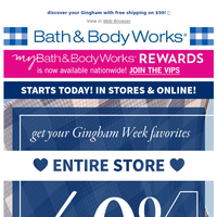 Bath and Body Works email thumbnail