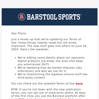 Barstool Sports email thumbnail