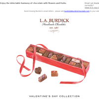 L.A. Burdick Chocolate email thumbnail