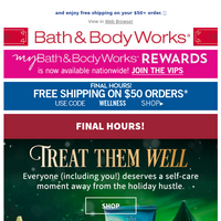 Bath and Body Works email thumbnail