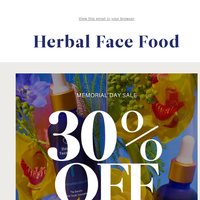 Herbal Face Food email thumbnail