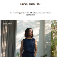 Love Bonito email thumbnail