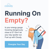 Cloudy email thumbnail