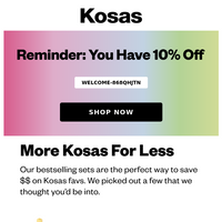 Kosas email thumbnail