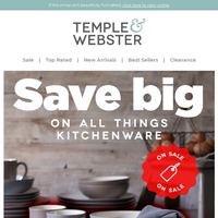 Temple & Webster email thumbnail